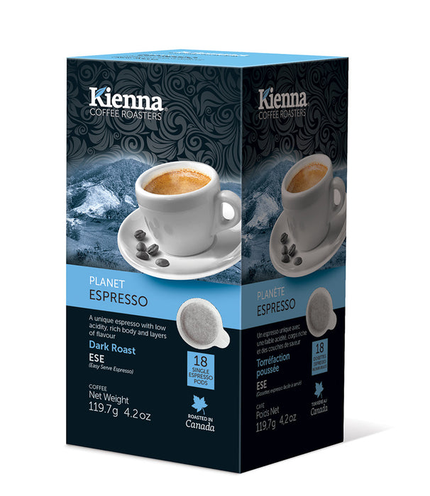 Kienna Coffee - Planet Espresso (ESE pods)
