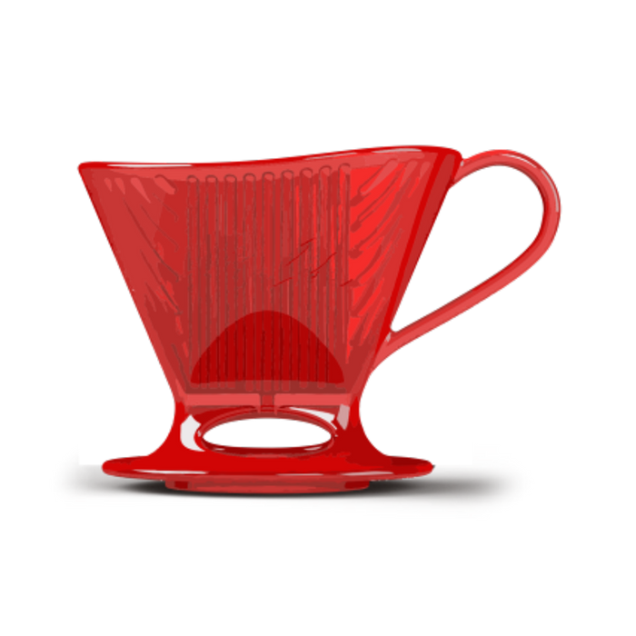 Signature Series Pour-Over™ Coffeemaker - Red, 1-Cup