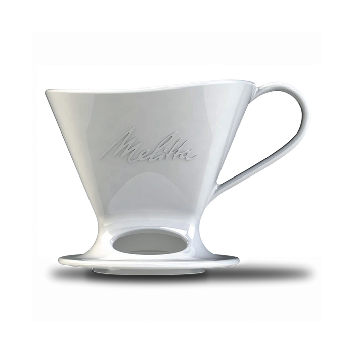 Signature Series 1-Cup Pour-Over Coffeemaker - Porcelain, White