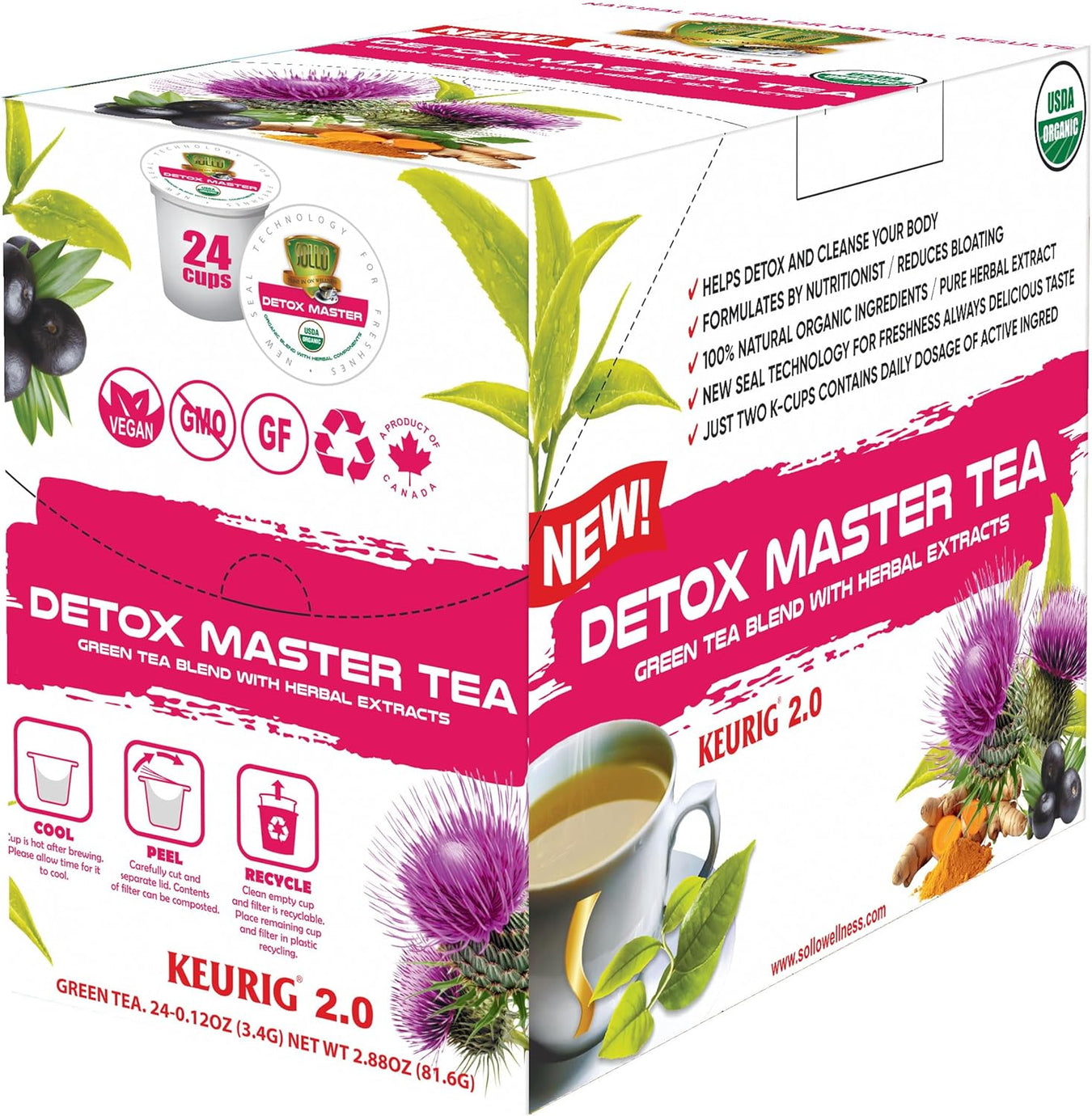Sollo Keurig Tea Pods