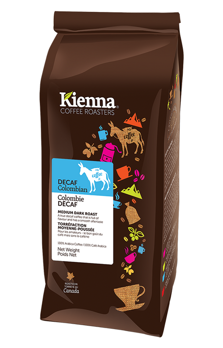 Kienna Whole Bean Decaf Colombian - 400g