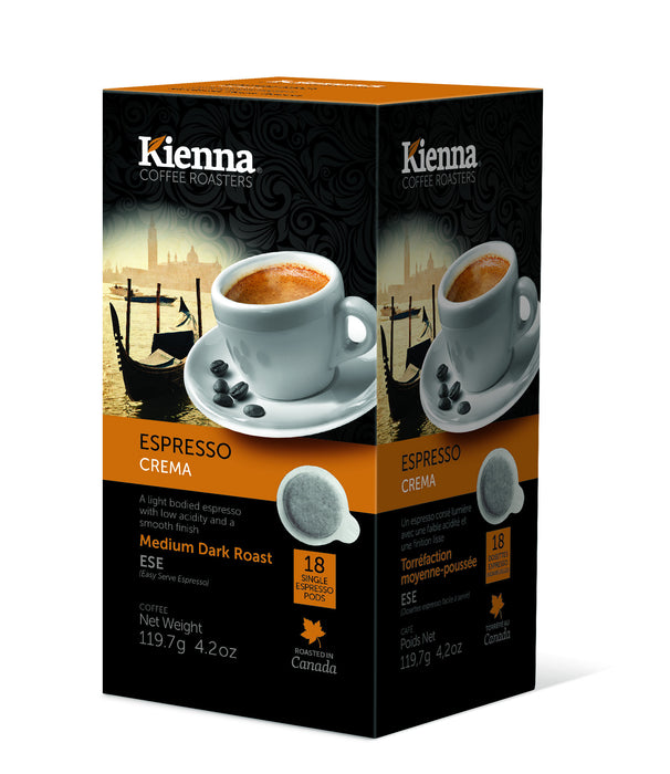 Kienna Coffee - Espresso Crema (ESE pods)