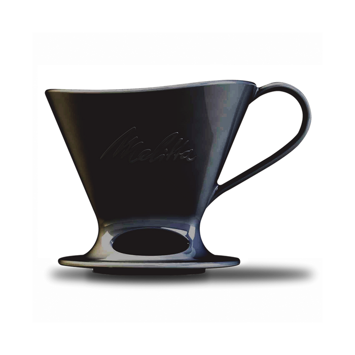 Signature Series 1-Cup Pour-Over Coffeemaker - Porcelain, Black