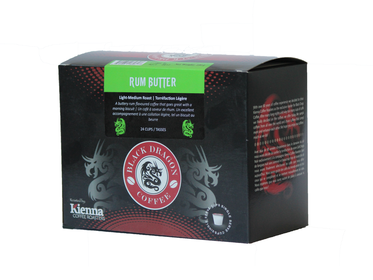 Black Dragon KCUP - Rum Butter — Buy The Cup Coffee